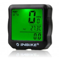 INBIKE Bike Bicycle Speedometer Bicycle Computer Digital Backlight Waterproof Odometer Clock Stopwatch Computer Bike Accessories